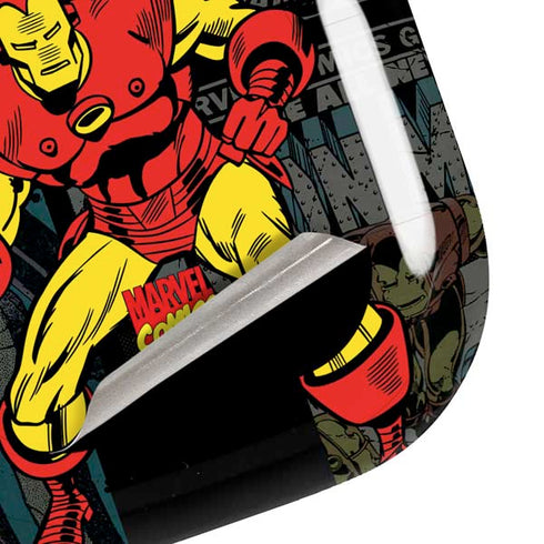 Marvel Classic Comics Iron Man Action Vintage Galaxy Buds Pro Skin